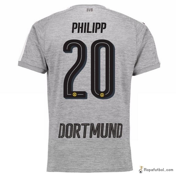 Camiseta Borussia Dortmund Replica Tercera Ropa Phillipp 2017/18